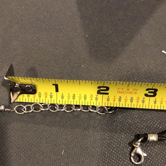 BARSE Sterling Silver Round Filigree Scroll Cutout Double Cord w Extension NWOT - Picture 4 of 16